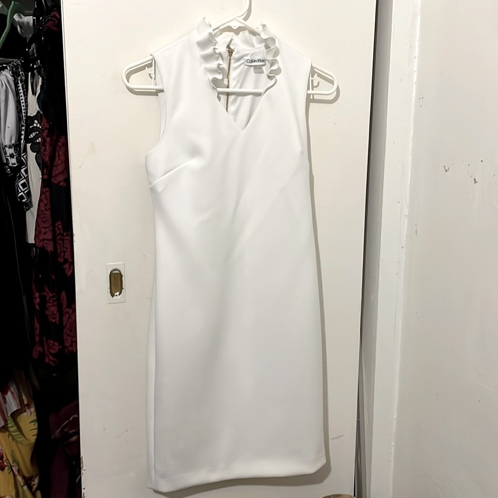Calvin Klein White Dress